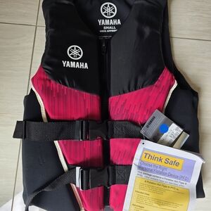 Yamaha Black and Pink Safety Vest
